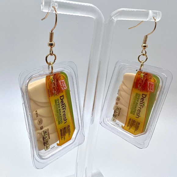Sandwich Earrings - Oscar Meyer Deli Lunch Meat Mini Brands Earrings - Picture 4 of 6